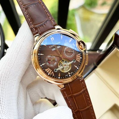 Cartier 316L Steel Automatic Movement 44*12MM Men's Fashion Wrist Watch